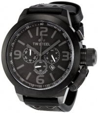 TW Steel Men's TW843 Canteen All Black Chronograph Watch