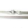 Sterling Silver 3mm Snake Bracelet For European Bead Charm