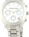 Michael Kors Women's MK5092 Silver Stainless-Steel Quartz Watch with White Dial