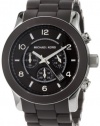 Michael Kors Men's MK8129 Oversize Chocolate Silicone Runway Watch