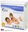 Twin Size Luna Premium Hypoallergenic 100% Waterproof Mattress Protector - 10 Year Warranty - Made In The USA