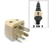 CVID BA-16AN Grounded Universal 2 in 1 Plug Adapter Type I for Australia, New Zealand & more - CE Certified