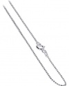 Italian Sterling Silver Bead Chain 9 10 11 inch Anklet