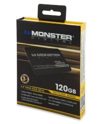 Monster Digital 120 GB Daytona Series 2.5-Inch SATA 6 GB/s Solid State Drive (Bare Drive) 858019003402