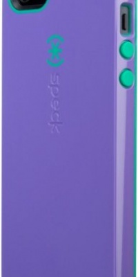 Speck Products CandyShell Glossy Case for iPhone 5 - Retail Packaging - Grape Purple/Malachite Green