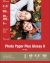 Canon Photo Paper Plus Glossy II, 4 x 6 Inches, 100 Sheets (2311B023)