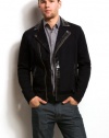 Armani Exchange Coated Trim Moto Jacket