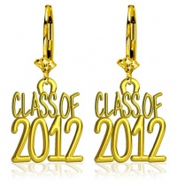 Large Class of 1957 Reunion Earrings, 25mm in 14K Yellow Gold