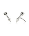 Juicy Couture E-Arrow Studs Earrings (Silver)