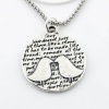 Kevin N Anna Studio California Sterling Silver Pendant Necklace with Pair of Kissing Birds Celebrates LOVE