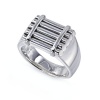 J.Goodman Sterling Silver Ring with High Polish Finish