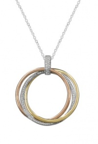 Effy Jewlery Moderna Trio Diamond Circles Pendant, 0.30 TCW