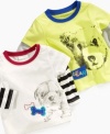 This long sleeve tee by First Impressions will dress up your little animal in a cute layered look.