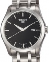 Tissot Men's T0354101105100 Couturier Black Dial Stainless Steel Watch