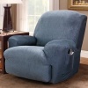 Sure Fit Stretch Stripe 1-Piece Recliner Slipcover, Navy