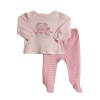 ABSORBA Baby-Girls Newborn Love 2 Piece Footed Pant Set