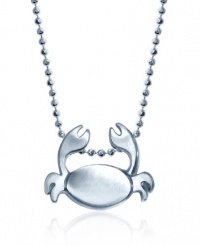 Alex Woo Little Signs Sterling Silver Crab (Cancer) Pendant Necklace, 16