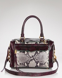 On-trend for now, covet-worthy for seasons, Rebecca Minkoff's MAB satchel looks absolutely fab in embossed leather.