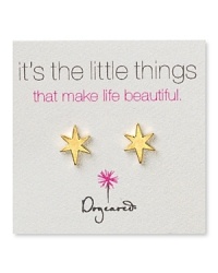 Twinkle, twinkle: Reach for the stars or better yet wear a pair with these delicate Dogeared stud earrings.