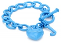 Juicy Couture Dreaming In Color Neon Starter Neon Blue Bracelet