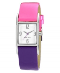 Try on a little arm candy with this vibrant watch from Nine West.