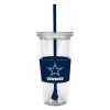 NFL Dallas Cowboys Lidded Cold Cup with Straw