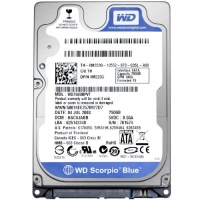 Western Digital Scorpio Blue 750 GB SATA 5400 RPM 8 MB Cache Bulk/OEM Notebook Hard Drive - WD7500BPVT