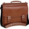 McKleinUSA HALSTED 80334 Brown Double Compartment Laptop Case