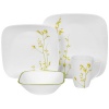 Corelle Kobe Square 16-Piece Dinnerware Set, Service of 4