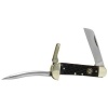 Schrade 735RPB Mariners Knife and Marlin Spike,  Red Pick Bone Handle