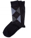 Keep your feet fresh and your look stylish with these socks from Perry Ellis.