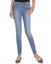 GUESS Brittney Denim Leggings with Laser Dots, PROVINCE WASH (31)