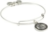 Alex and Ani Bangle Bar St. Anthony Russian-Silver Expandable Bracelet