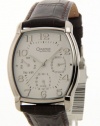 Caravelle by Bulova Men's 43C31 Leather Strap White Dial Watch