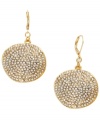 Perfect for a night out on the town. INC International Concepts' disco-chic style features pave-set glass accents set in gold tone mixed metal. Approximate drop: 2-1/4 inches.