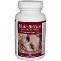 RidgeCrest Herbals Hair Revive Natural Defense Fights Women's Hair Loss Veg Caps 120