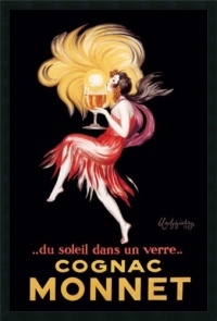 Cognac Monnet (ca. 1927) by Leonetto Cappiello, Framed Print Art - 37.66 x 25.66