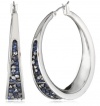 Kenneth Cole New York Urban Stone Faceted Bead Hoop Earrings