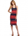 French Connection Women's Jag Stripe Dress, Blue, 12