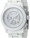 Michael Kors Watches Oversized White PU Runway