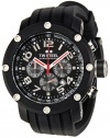 TW Steel Men's TW134 Grandeur Tech Black Rubber Strap Watch