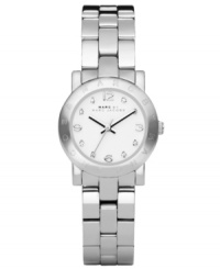 Timeless style, miniaturized. The mini Amy watch from Marc by Marc Jacobs is a smaller version of a classic design.