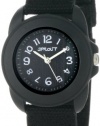 Sprout Women's ST1017BKBKBK Eco-Friendly Corn Resin and Black Organic Cotton Strap Watch