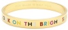 Kate Spade New York The Glass Is Half Full Idiom Bangle Bracelet