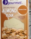 JK Gourmet Almond Flour, very finely-ground, 2 x 1 Lb Boxes (Pack of 2)