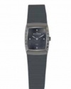 Skagen Women's 684XSMM Skagen Denmark Black Mother-Of-Pearl Square Stainless Steel Wo Watch