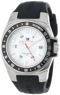 Tommy Hilfiger Men's 1790485 Black Rubber Strap Watch