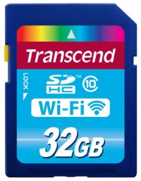 Transcend Information 32 GB Wi-Fi SDHC Class 10 Memory Card (TS32GWSDHC10)