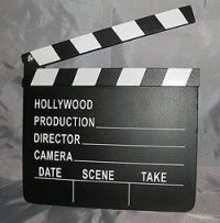 Hollywood Director's Film Movie Slateboard Clapper