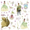 RoomMates RMK1423SCS the Princess and the Frog Wall Decals with 3D Butterflies